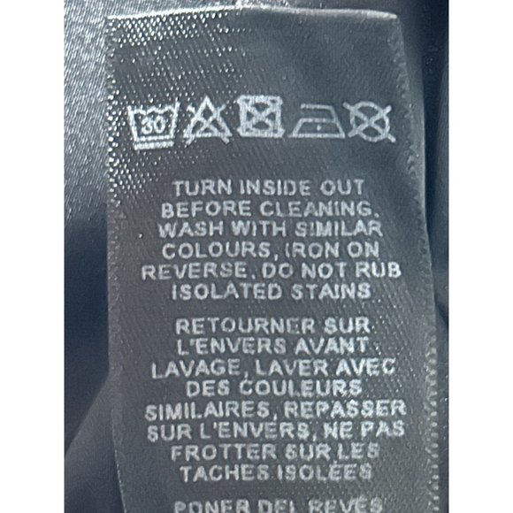 Reclaimed Vintage Ruched Spaghetti Strap Crop Top in Black - Sz 10 - Picture 7 of 8